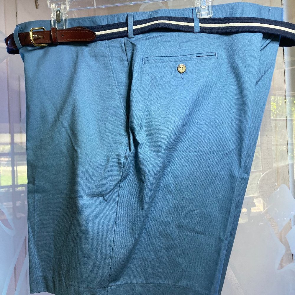New With Tags Haggar Heritage Blue Men's Shorts 44W with Belt